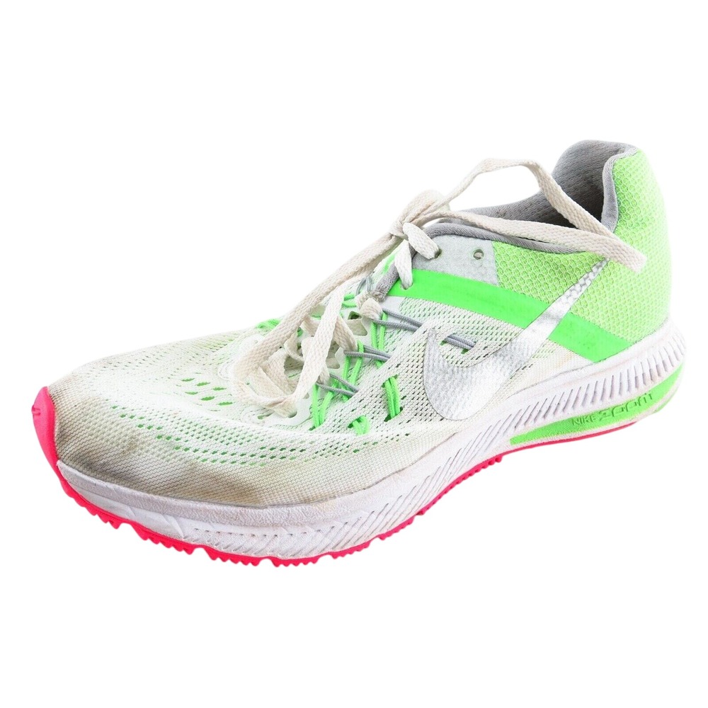 Nike Zoom Winflo 2‎ Running Shoes Off White Fabric Women 6 Medium